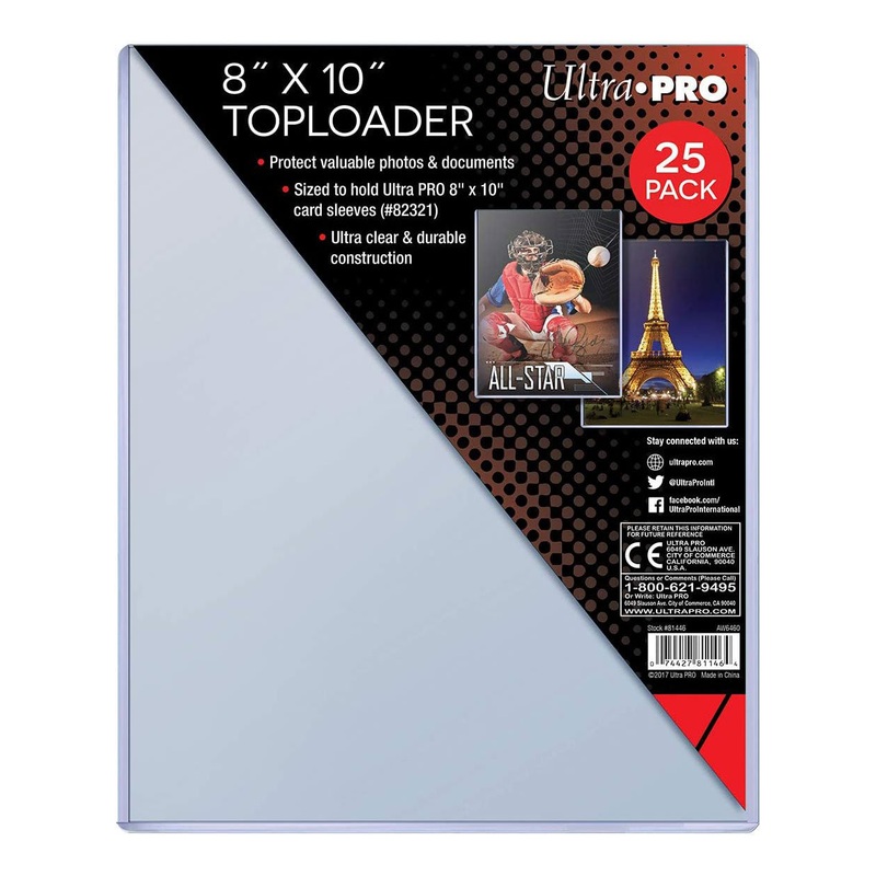 8 x 10" Photo Toploaders (25 Pack)"
