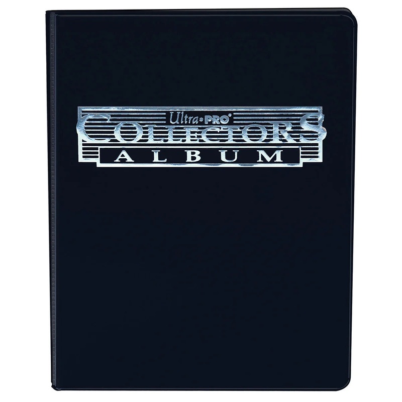9-Pocket Black Collectors Portfolio