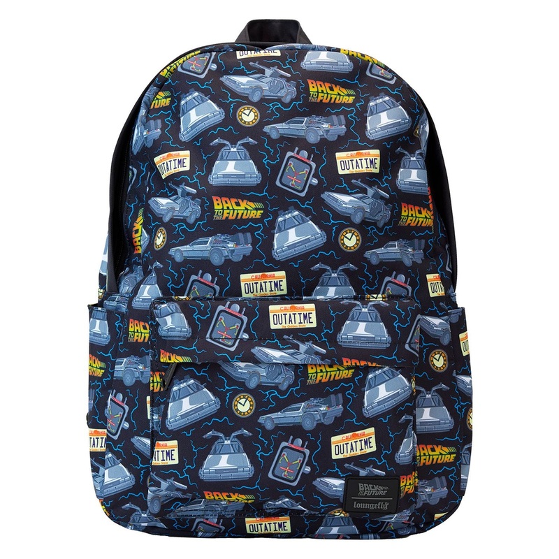 Back To The Future 40th Anniversary All-Over Print Nylon Full-Size Backpack