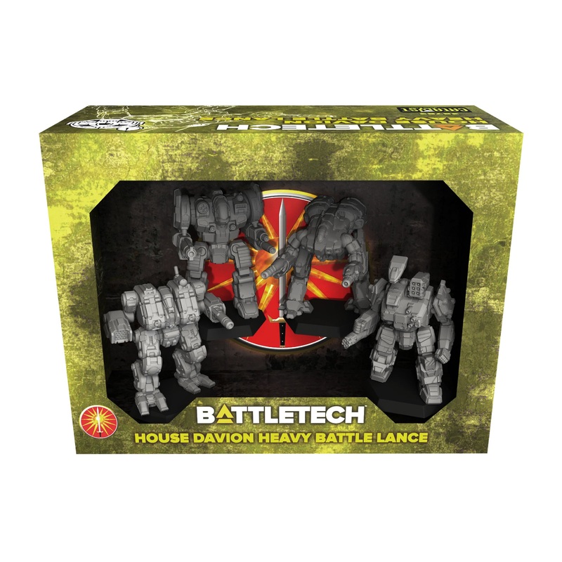BattleTech: Miniature ForcePack - House Davion Heavy Battle Lance
