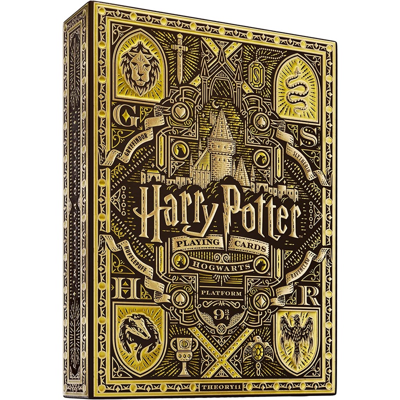 Harry Potter Playing Cards, Hufflepuff (Yellow)