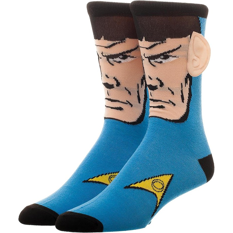 Star Trek Spock with Ears 360 Character Socks, 10-13