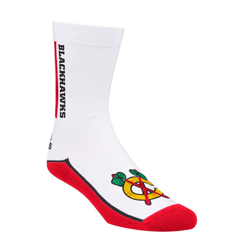 Chicago Blackhawks Side Wordmark Crew Socks