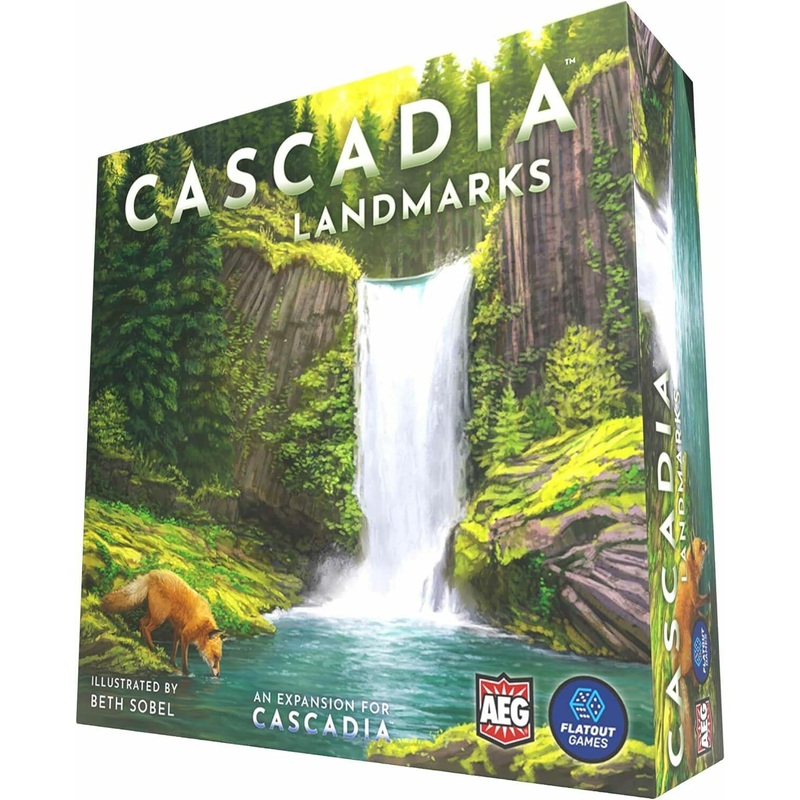 Cascadia Landmarks Board Game | Animal & Nature Tile Placement Puzzle Game