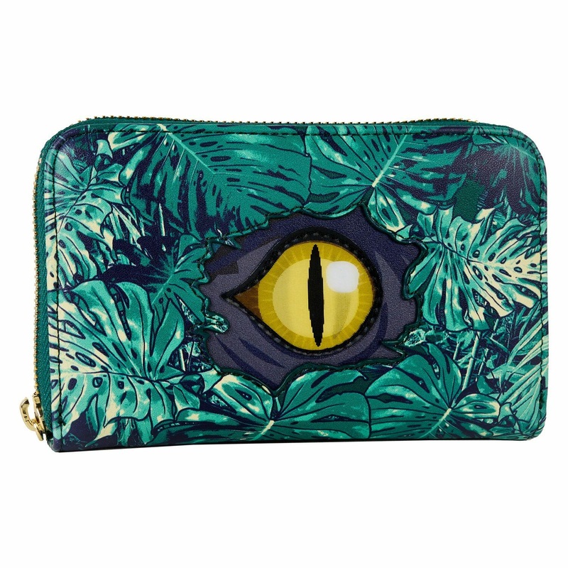 Jurassic World Jungle Velociraptor Lenticular Zip Around Wallet
