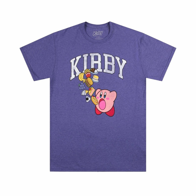 Kirby Eating Men's Distressed Shirt