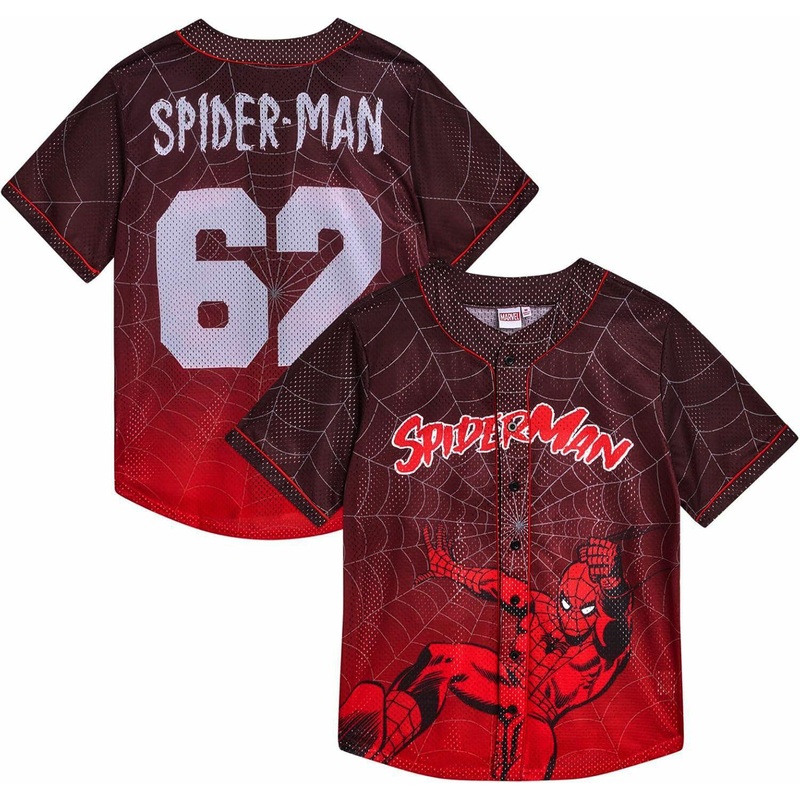 Marvel Spider-Man Mesh Baseball Jersey