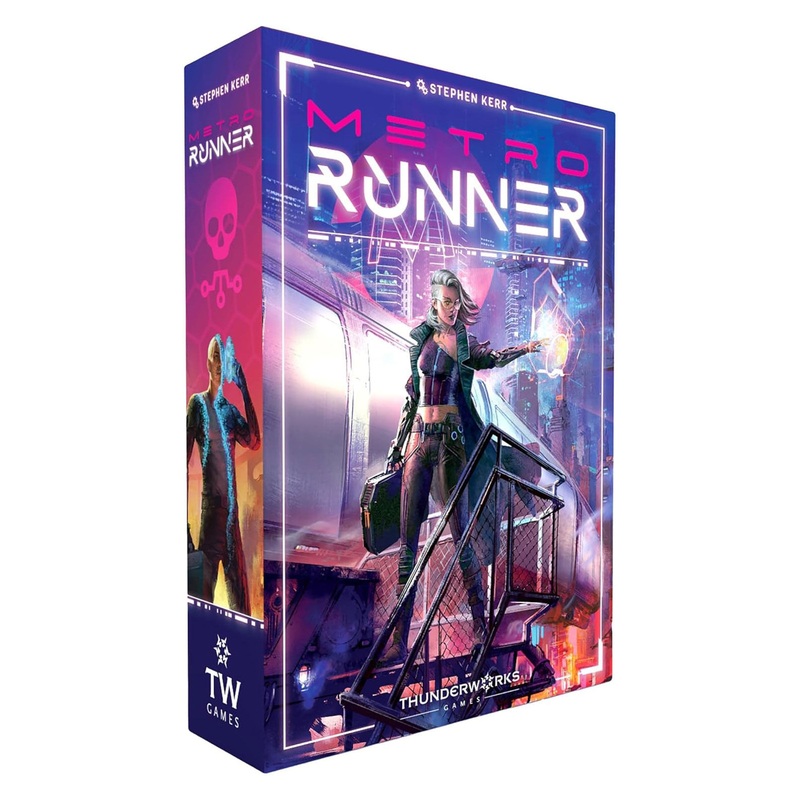 Metrorunner Board Game | Sci-Fi Hacking Puzzle Strategy Game