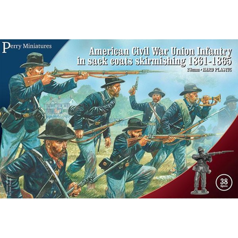 AMERICAN CIVIL WAR UNION INFANTRY IN SACK COATS
