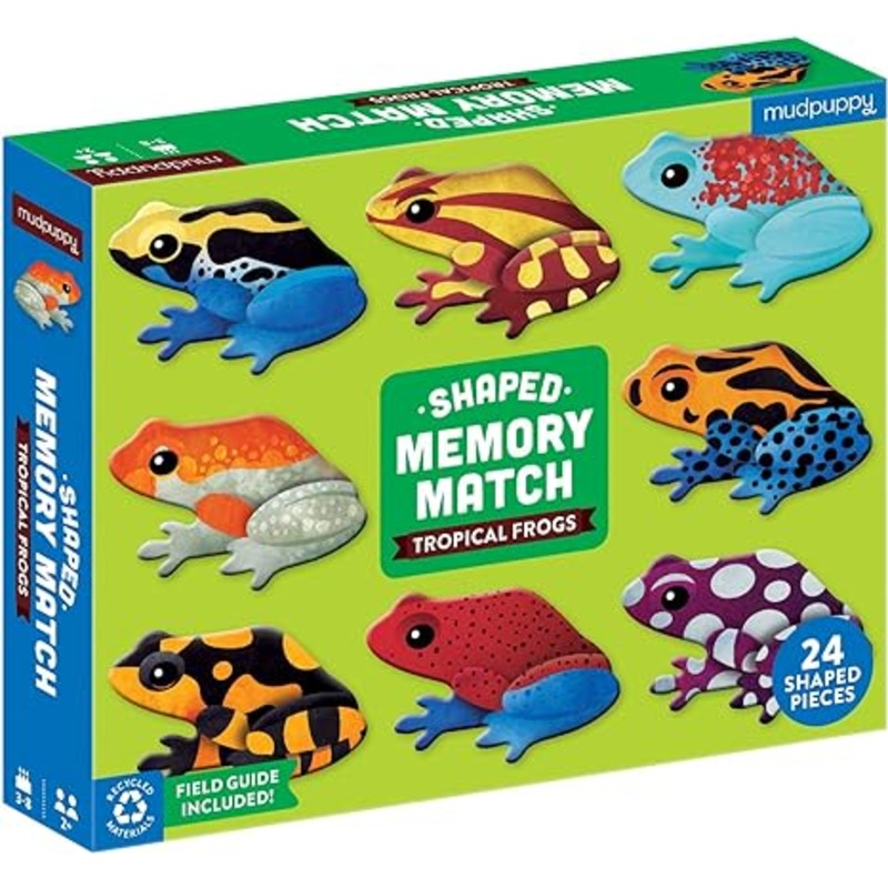 TROPICAL FROG MEMORY MATCH CARD GAME