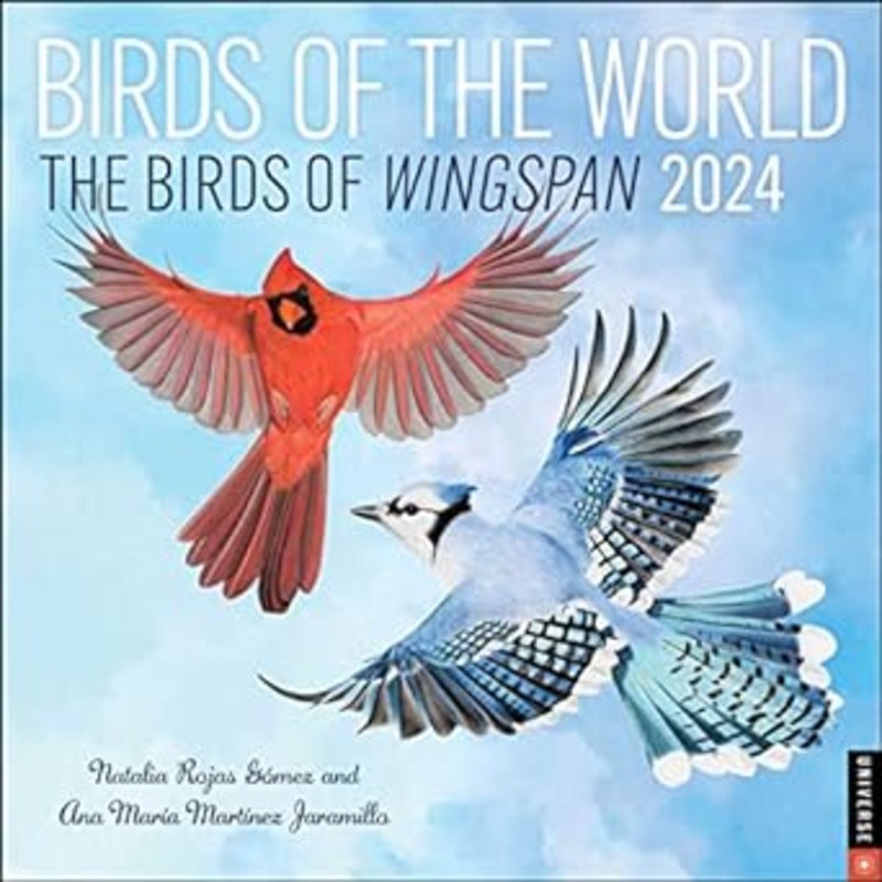 THE BIRDS OF WINGSPAN 2024 WALL CALENDAR