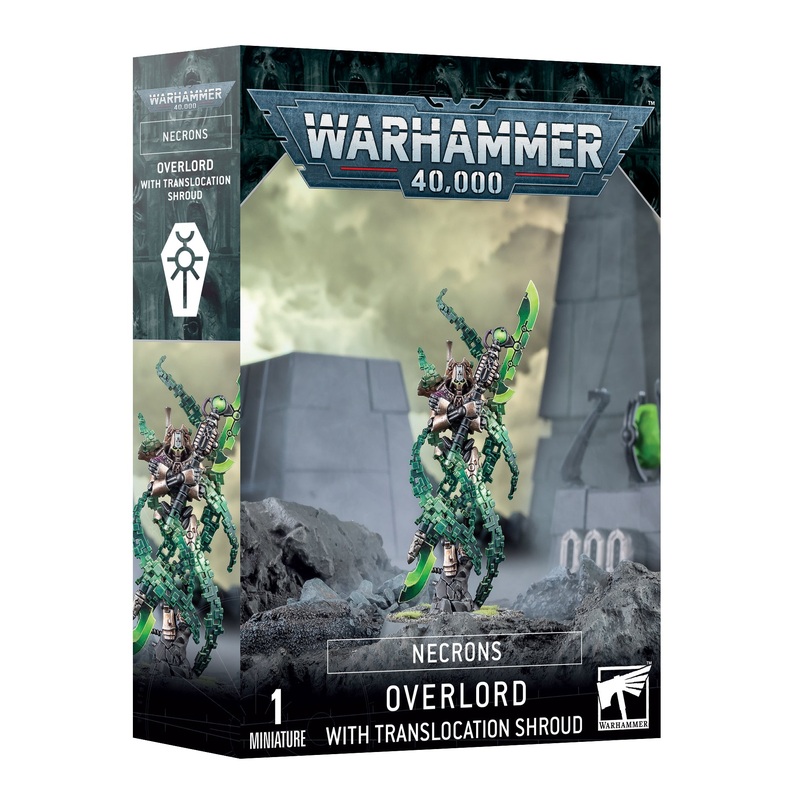 NECRON OVERLORD WITH TRANSLOCATION SHROUD