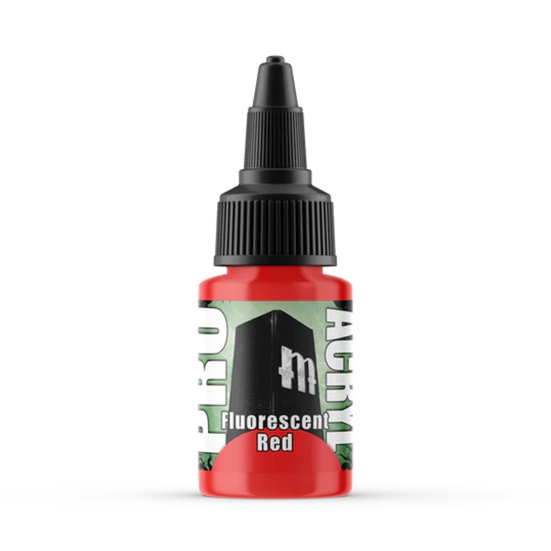 PRO ACRYL FLUORESCENT RED