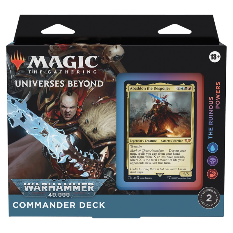 THE RUINOUS POWERS WARHAMMER 40,000 COMMANDER DECK (MAGIC THE GATHERING)