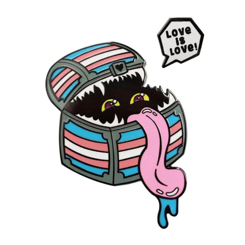 MIMIC PRIDE PIN - TRANS