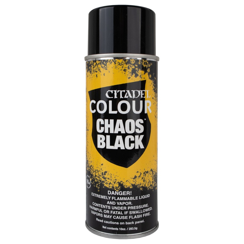 CITADEL COLOUR CHAOS BLACK SPRAY