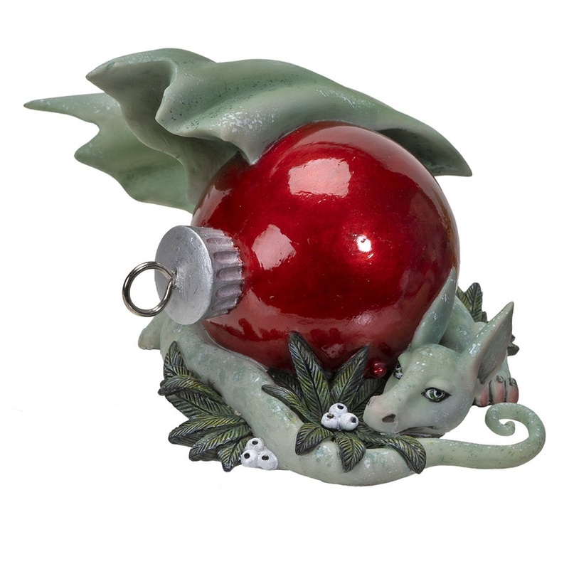 HOLIDAY TREASURE DRAGON STATUE