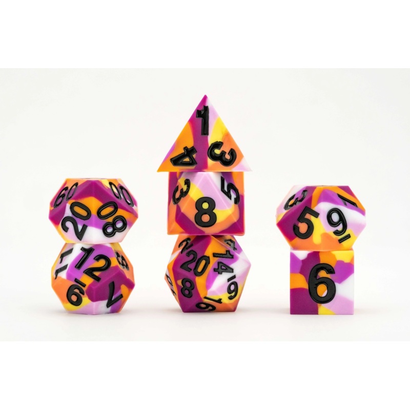 PRIDE SILICONE DICE SET: LESBIAN