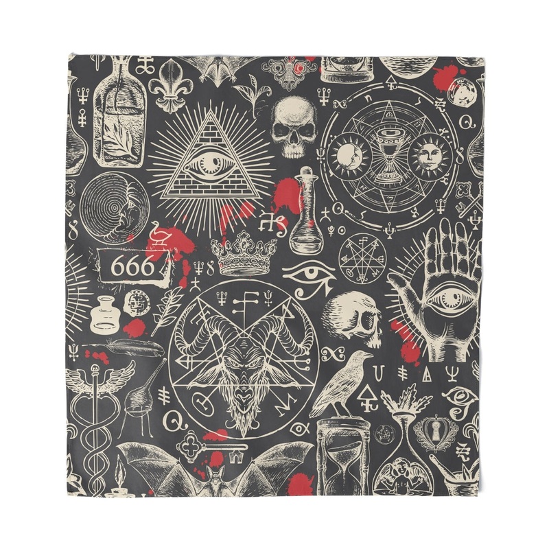 OCCULT CALLING BANDANA SCARF OR ALTER CLOTH
