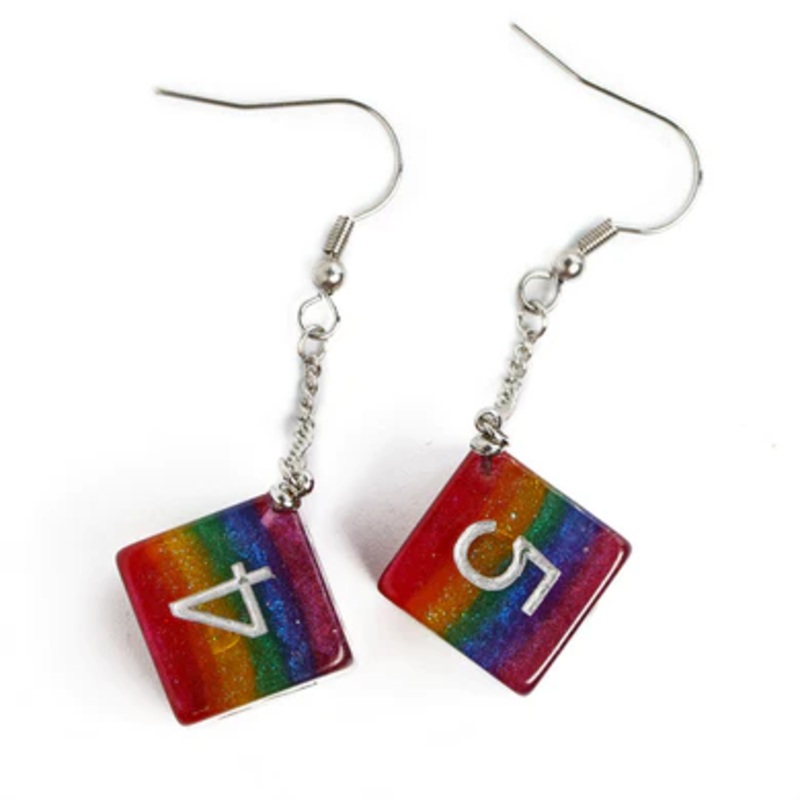 D6 RAINBOW EARRINGS