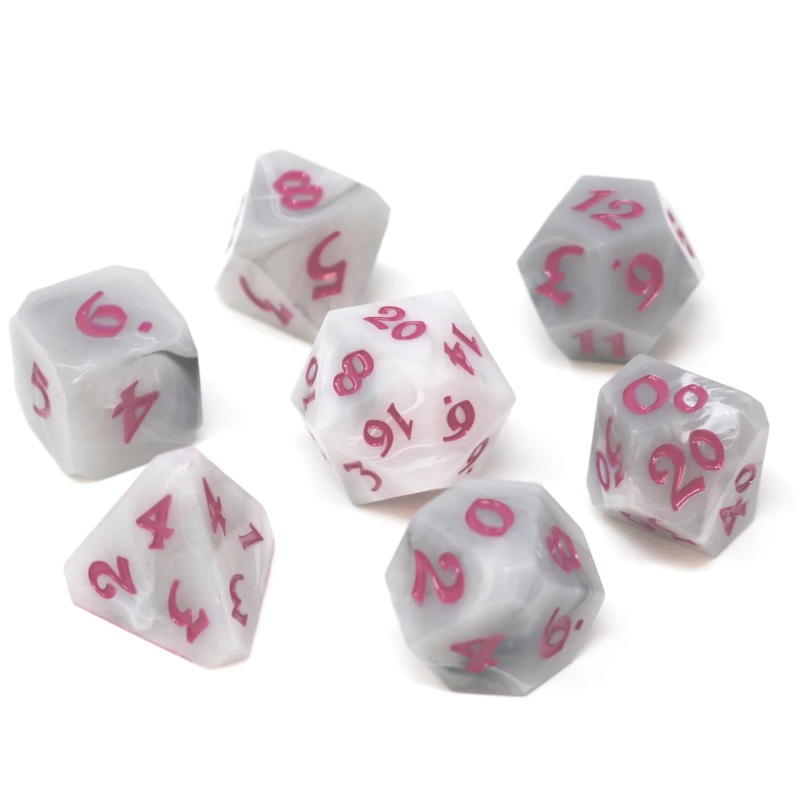 MIST WITH LILAC DICE SET