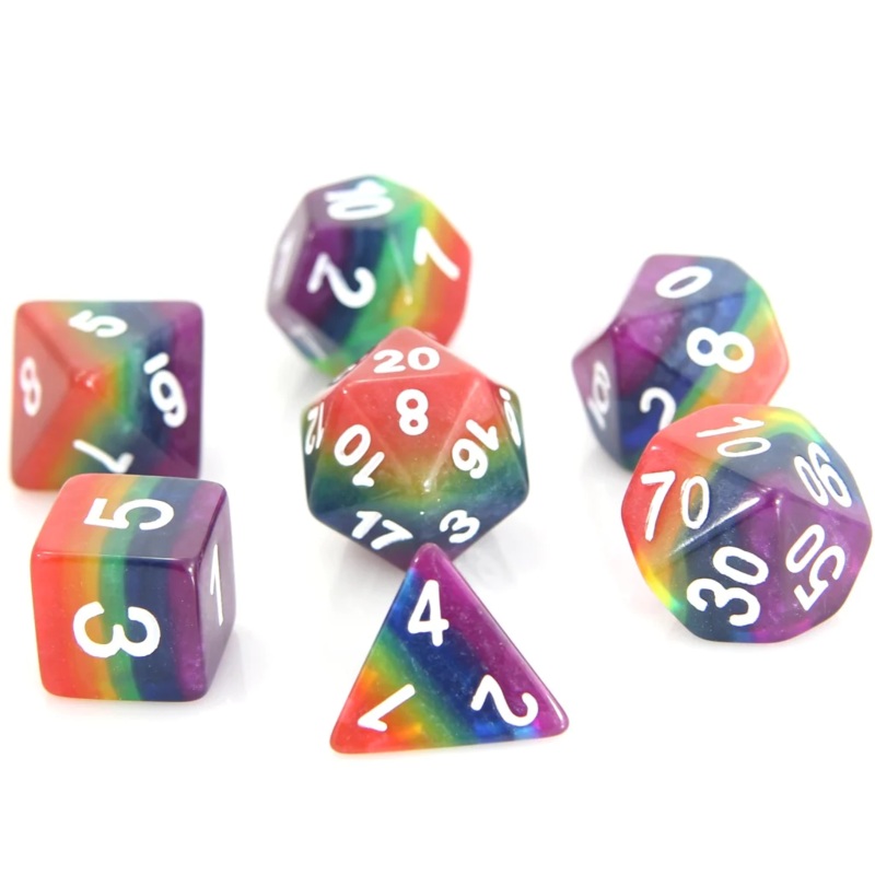 RAINBOW DICE SET