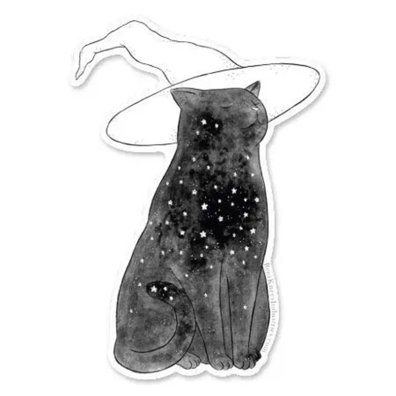 STARRY WITCH KITTY STICKER