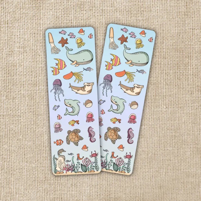 UNDER THE SEA BOOKMARK