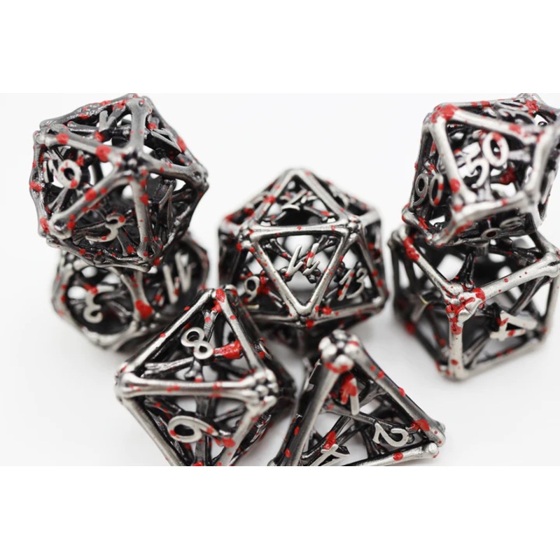 HOLLOW VAMPIRE BONES DICE SET