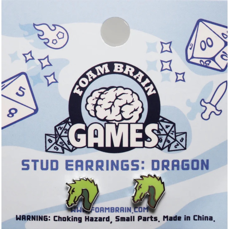 DRAGON STUD EARRINGS