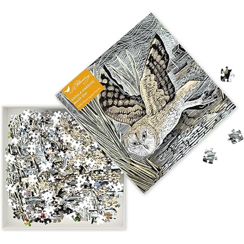 MARSH OWL BY ANGELA HARDING 1000PC JIGSAW PUZZLE