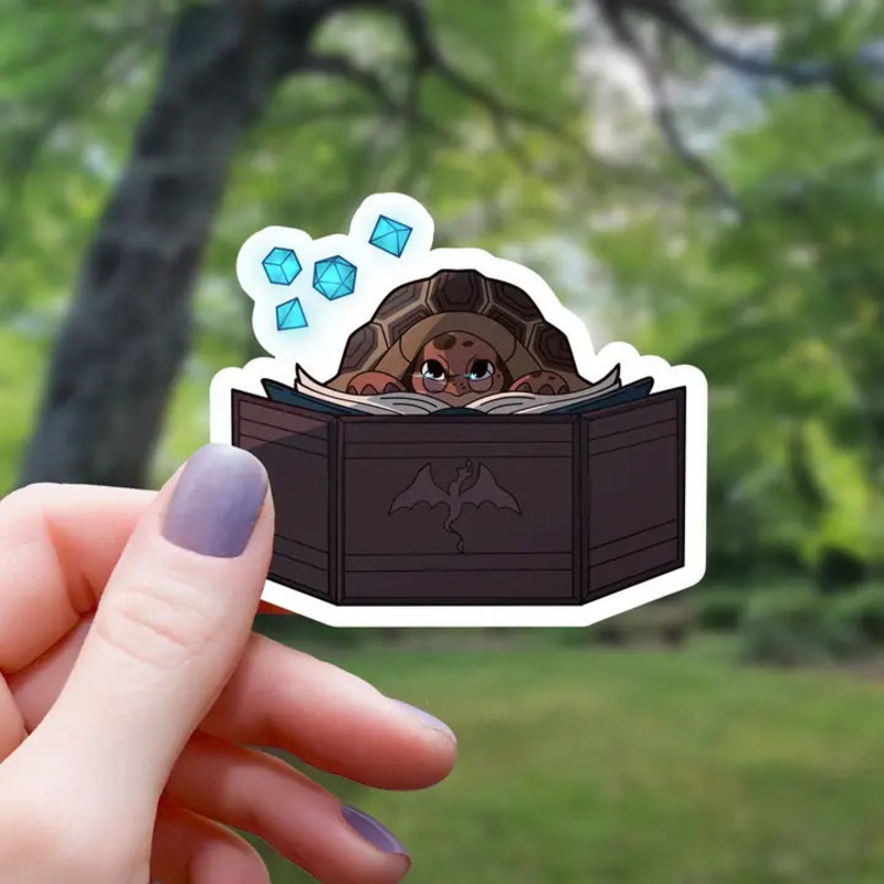 TURTLE GAME MASTER TABLETOP RPG STICKER
