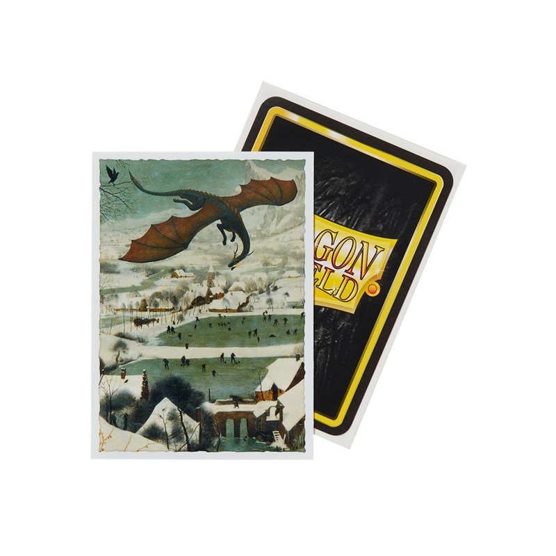DRAGON SHIELD: CLASSIC ART HUNTERS IN THE SNOW SLEEVES