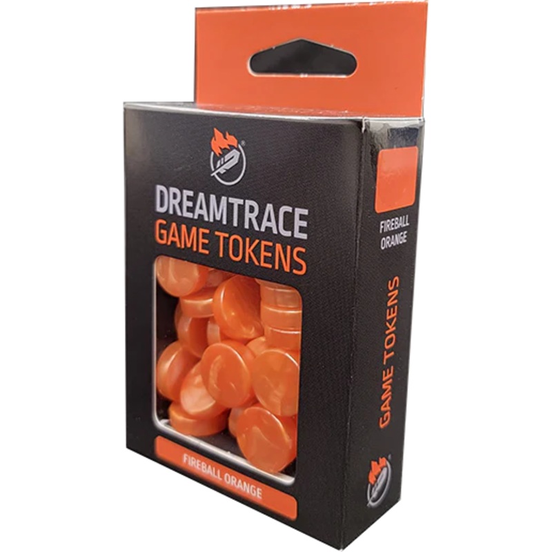 DREAMTRACE GAMING TOKENS: FIREBALL ORANGE