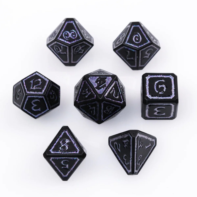 MAGES GUILD: NECROMANCY RPG METAL DICE SET
