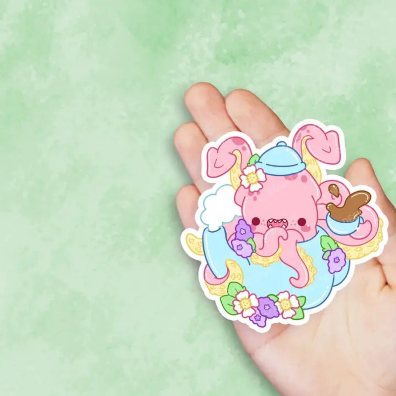 TEAPOT KRAKEN STICKER