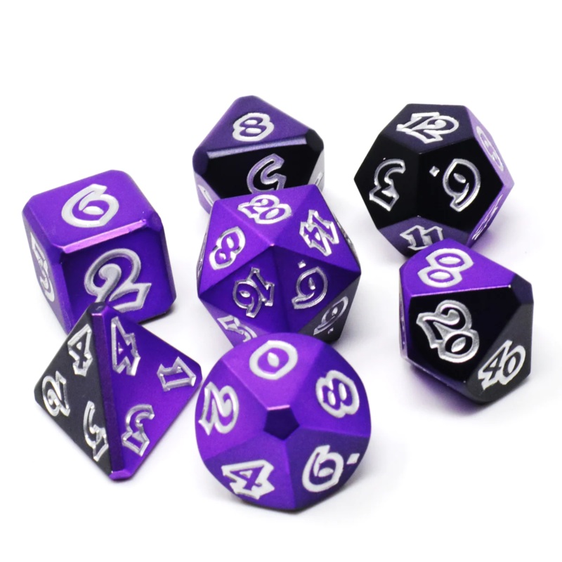 TWILIGHT VEIL RPG METAL DICE SET