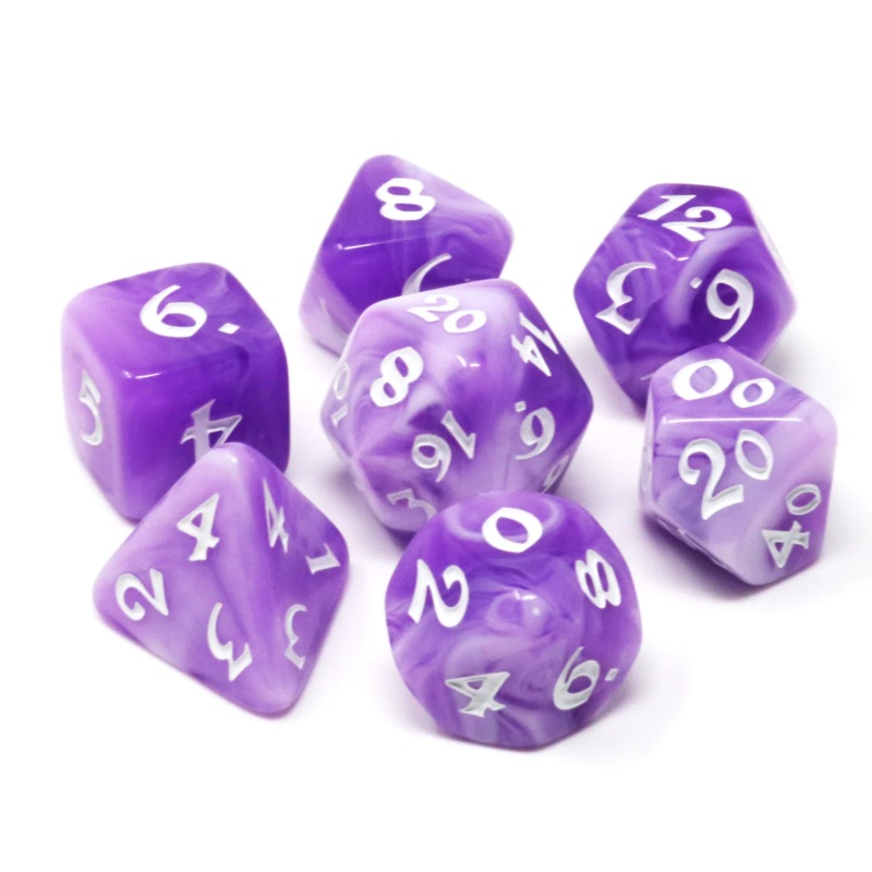 WISTERIA WINDS 7PC RPG DICE SET