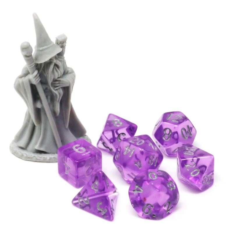 CRITLINGS IRIS MOON MINI RPG 7PC DICE SET