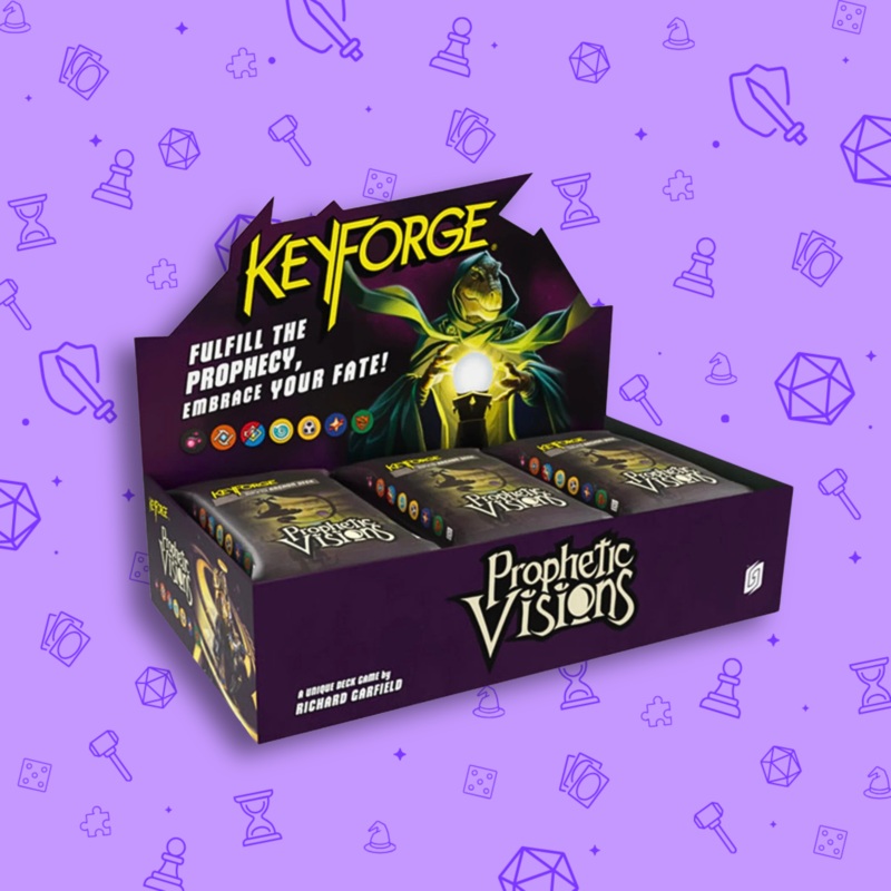 KEYFORGE PROPHETIC VISIONS DECK DISPLAY