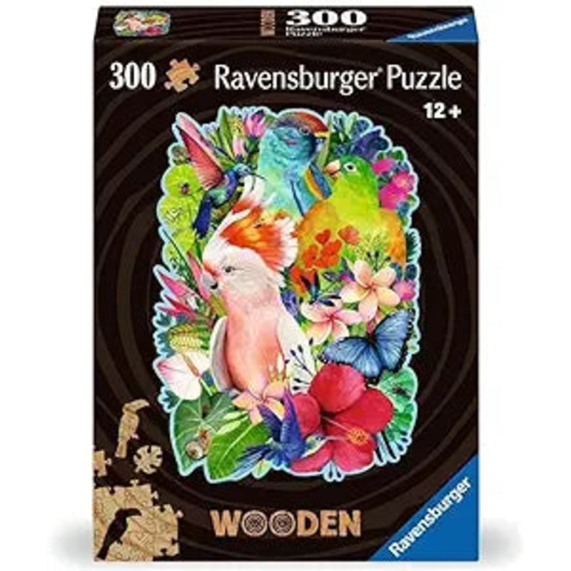 BEAUTIFUL BIRDS WOODEN PUZZLE 300 PC