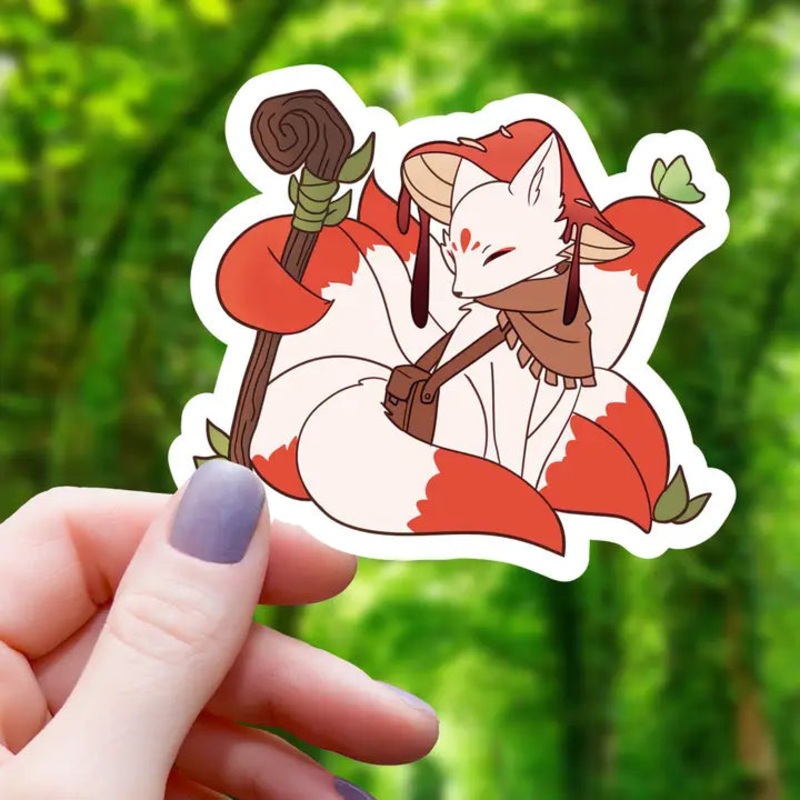DRUID KITSUNE RPG STICKER