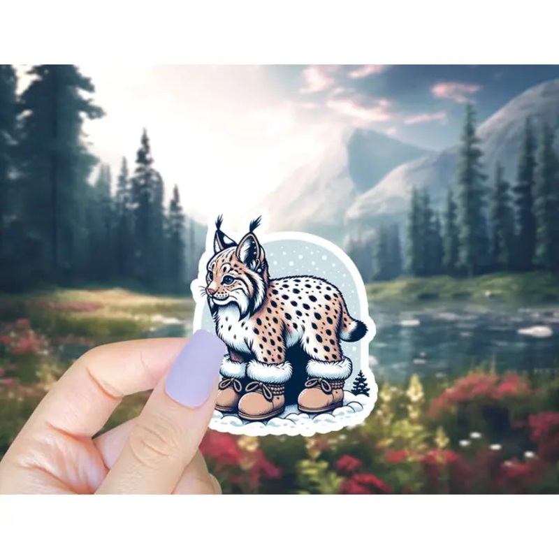 WINTER LYNX STICKER