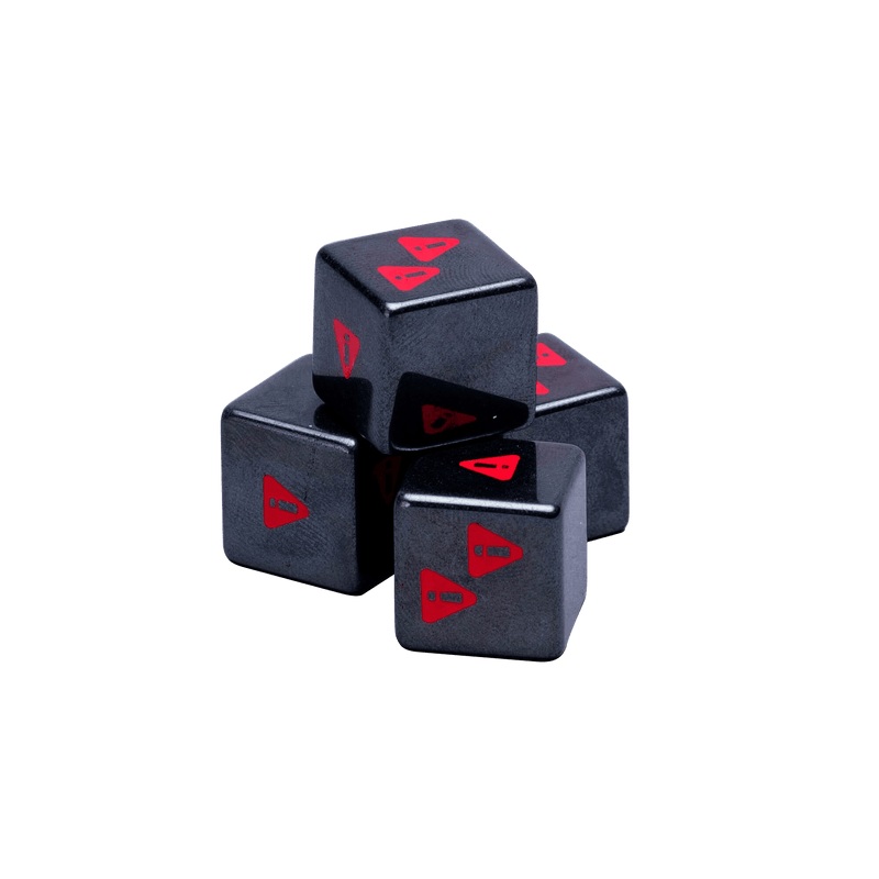 MOONRAKERS HEMATITE HAZARD DICE