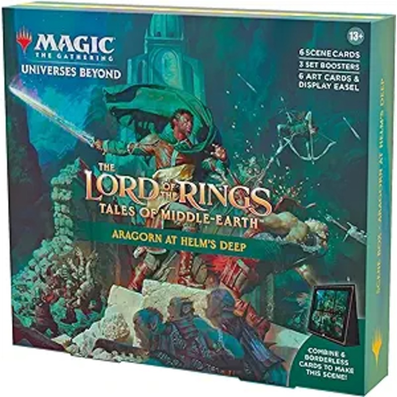 ARAGORN AT HELM'S DEEP DISPLAY BOX MTG