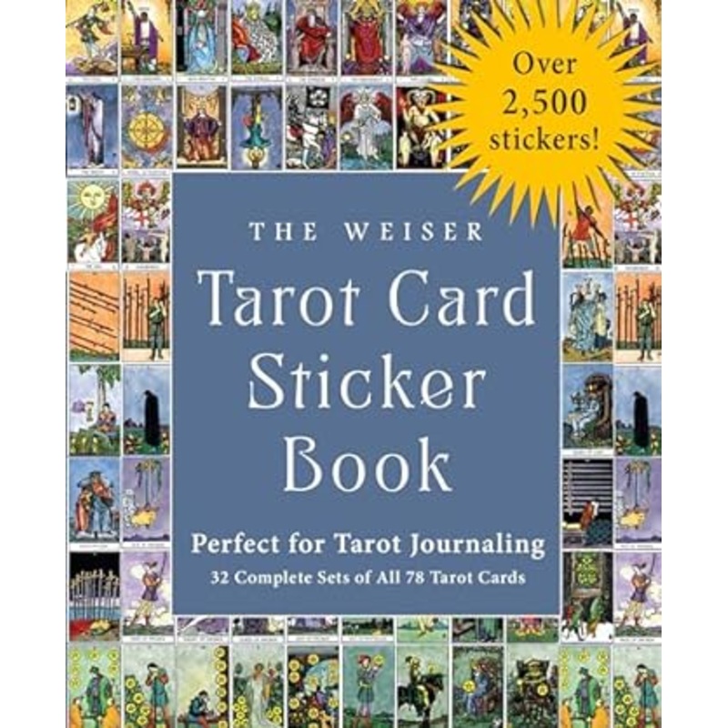 THE WEISER TAROT CARD STICKER BOOK (OVER 2500 STICKERS)