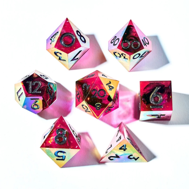 DISPEL THE MIDNIGHT CLUB IRIDESCENT 7PC DICE SET