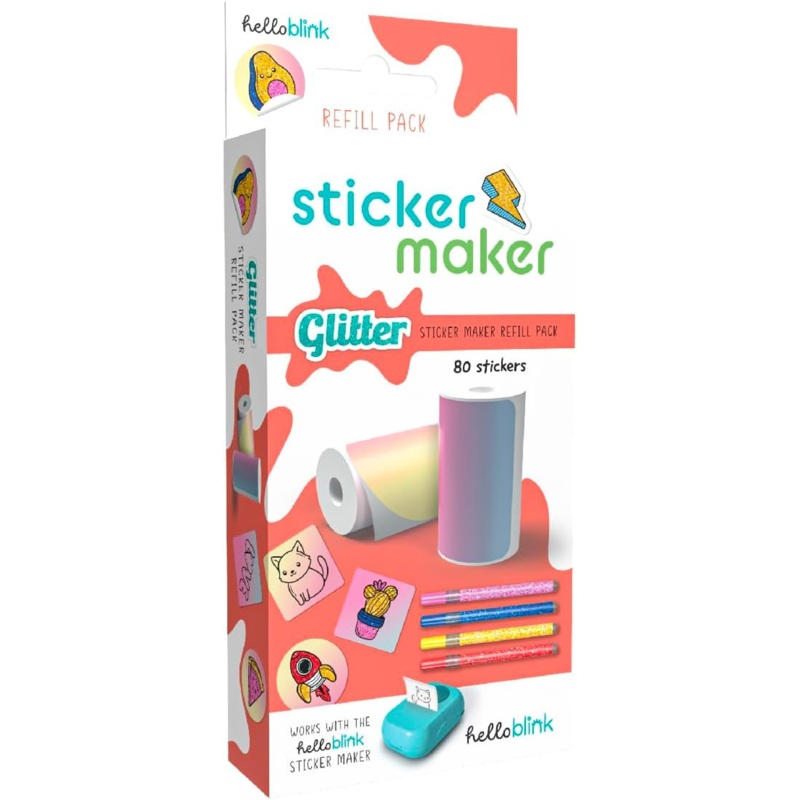 HELLO BLINK STICKER REFILL: GLITTER