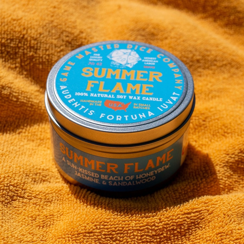 SUMMER FLAME 8oz GAMING CANDLE