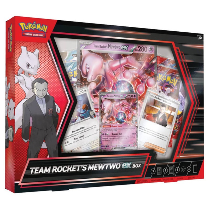 TEAM ROCKET'S MEWTWO EX BOX